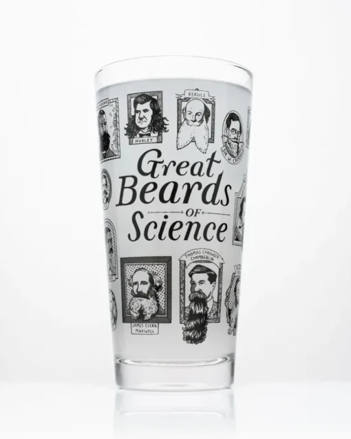 Bierglas "Great Beards of Science"