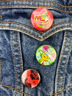 Buttons “Cute Organs & Health Care”