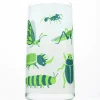 Glas retro insecten