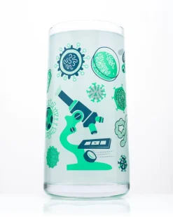 Glas retro microbiologie