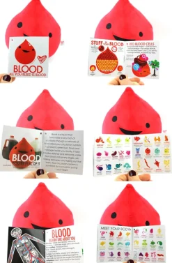 Knuffel bloeddruppel - All you bleed is blood