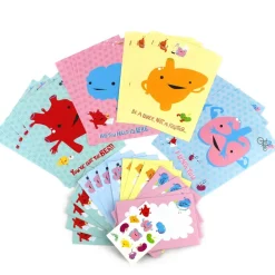 Mix & match stationery set "I Heart Guts"