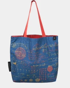 Schoudertas “Equations that changed the world” (blauw)