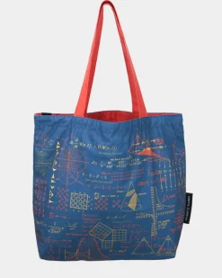 Schoudertas “Equations that changed the world” (blauw)