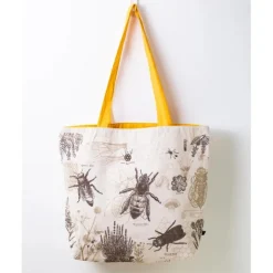 Schoudertas honingbij (wit)