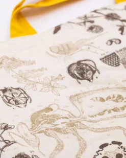 Schoudertas honingbij (wit)