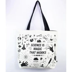 Schoudertas "Science is magic that works"