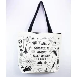 Schoudertas "Science is magic that works"