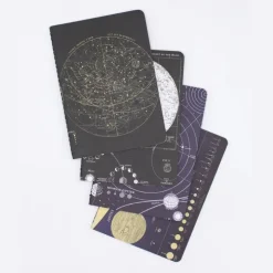 Set zaknotitieboekjes astronomie