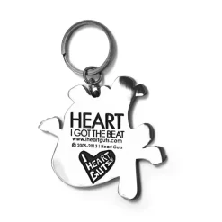 Sleutelhanger hart - I got the beat