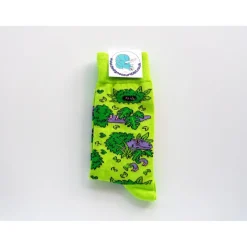 Sokken raptor in het groen