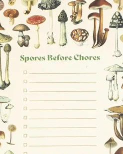 Takenlijst Paddenstoelen - Spores Before Chores