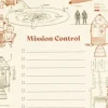 Takenlijst Raketten - Mission Control