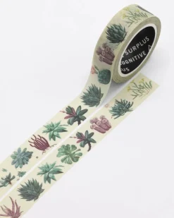 Washi-tape vetplanten