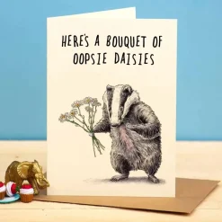 Wenskaart “Bouquet of Oopsie Daisies”