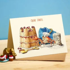 Wenskaart “Crab Cakes”