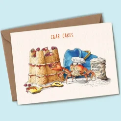 Wenskaart “Crab Cakes”