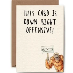 Wenskaart “Downright Offensive”