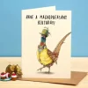 Wenskaart Fazant "Magnipheasant Birthday"