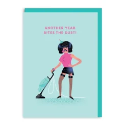 Wenskaart Freddie Mercury "Another Year Bites The Dust"