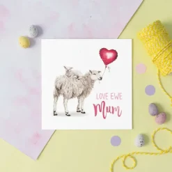Wenskaart moederdag - Love Ewe Mum