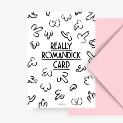 Wenskaart Penissen "Romandick card"