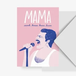 Wenskaart Queen "Mama"