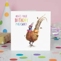 Wenskaart "Birthday Pheasant"