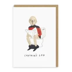 Wenskaart "Captain’s Log"