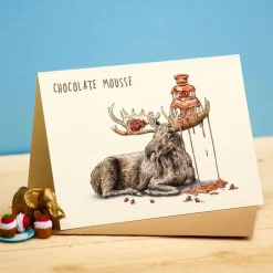 Wenskaart "Chocolate Moose"