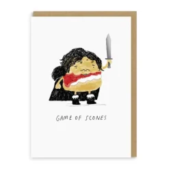Wenskaart "Game of scones"