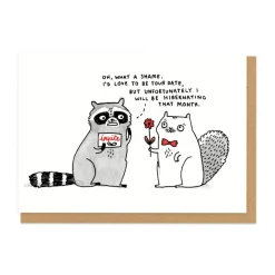 Wenskaart "Hibernating"