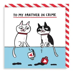 Wenskaart "Partner in crime"