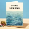 Wenskaart "Submarine Racing Finals"