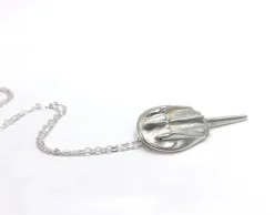 Zilveren halsketting degenkrab