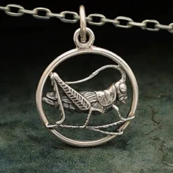 Zilveren halsketting krekel