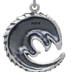 Zilveren halsketting pangolin