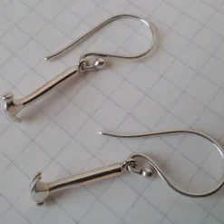 Zilveren oorbellen gereedschap (tang)