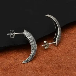 Zilveren oorbellen klauw