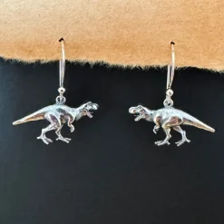 Zilveren oorbellen Tyrannosaurus rex