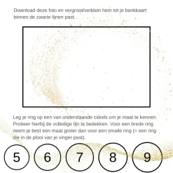 Zilveren ring Night Sky met bronzen maan en sterren